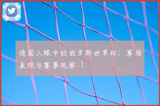 德国人眼中的俄罗斯世界杯:赛场表现与赛事观察_1